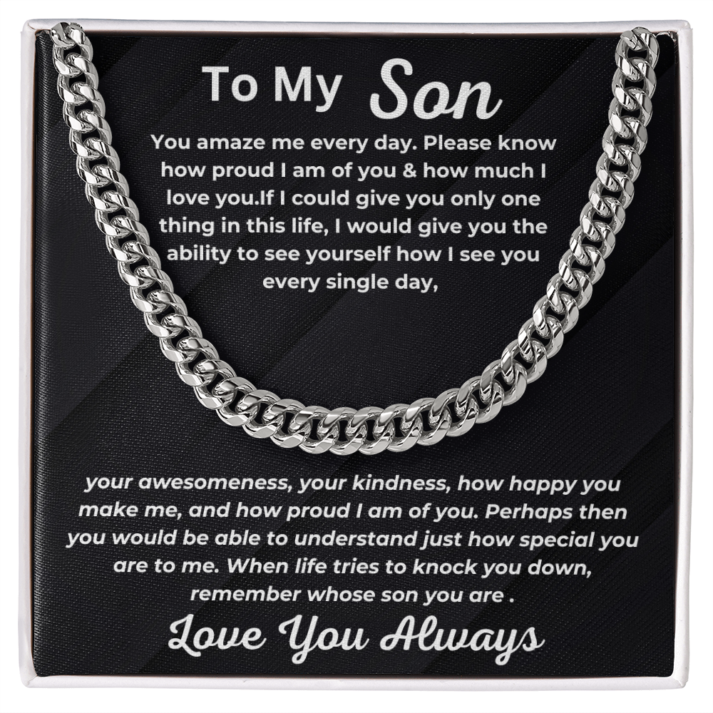 To My Son” You Amaze Me Everyday “