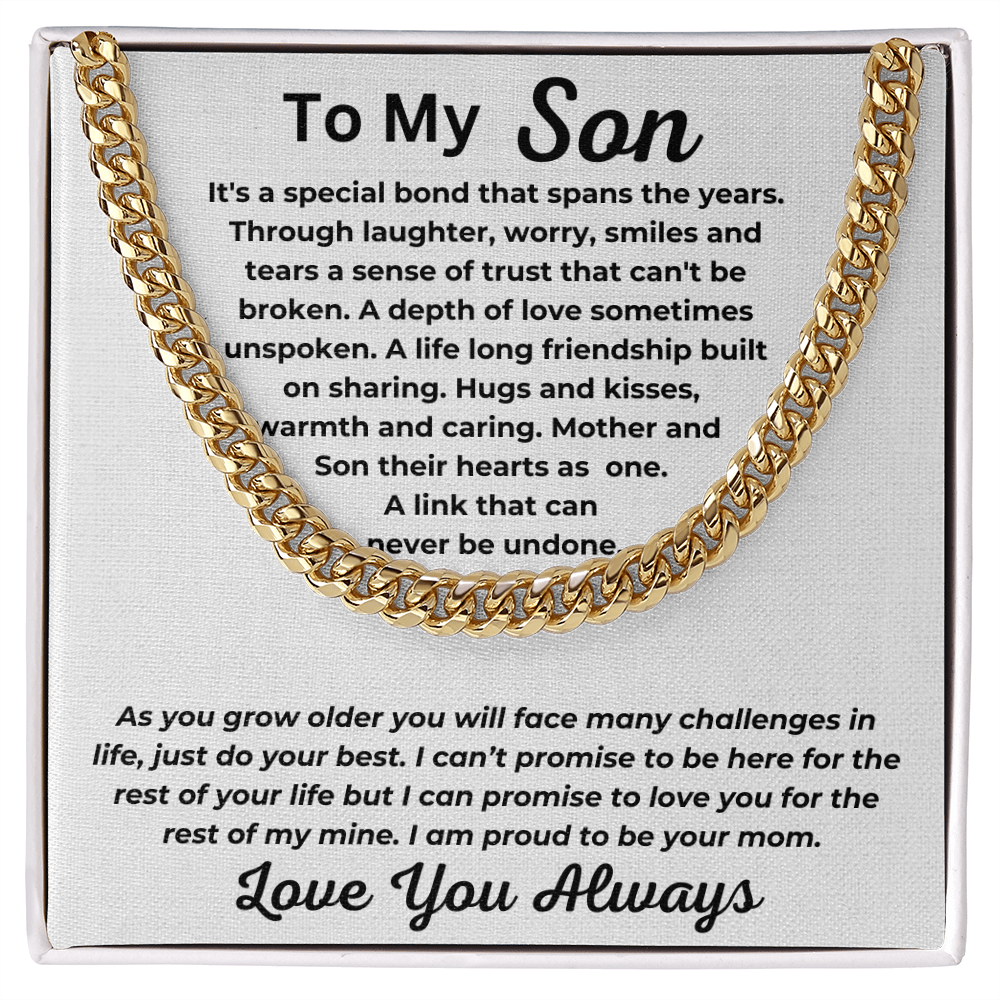 To My Son” It's A Special Bond That Spans The Years”