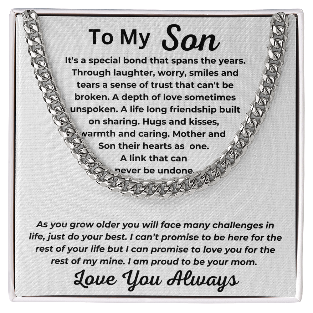 To My Son” It's A Special Bond That Spans The Years”