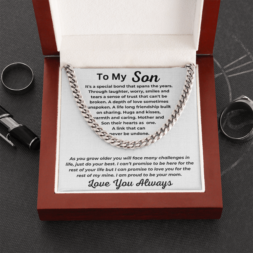To My Son” It's A Special Bond That Spans The Years”